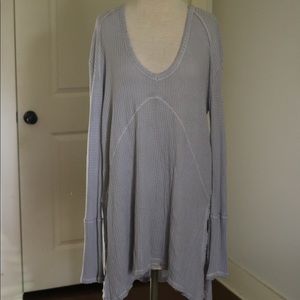 Free People tunic top, periwinkle color, size M, NWT